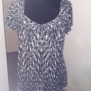 ABG Black and White Top